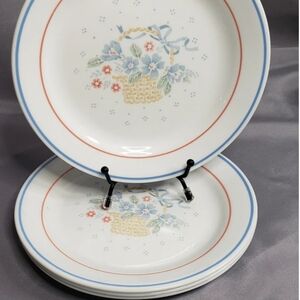 Corelle "Country Corn Flower"  Set of 6 Dessert Plates 7 1/4"